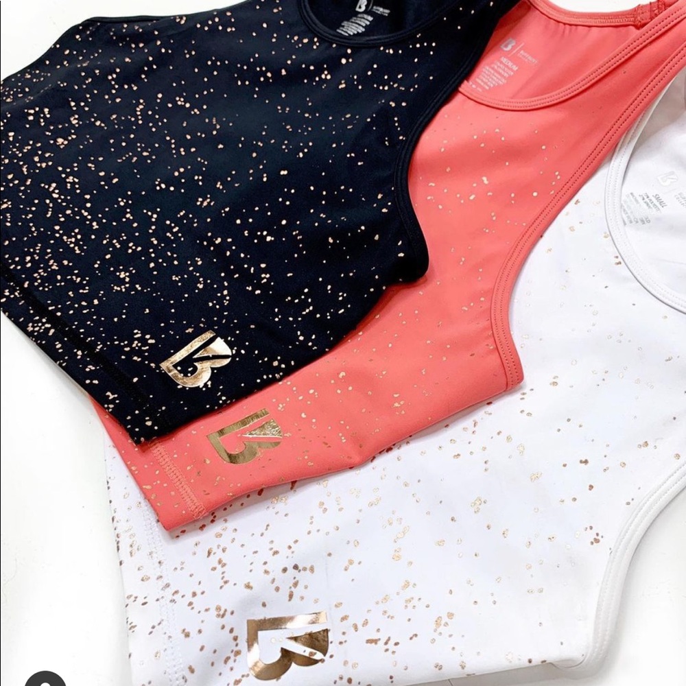 Buff bunny rose sparkle crop top